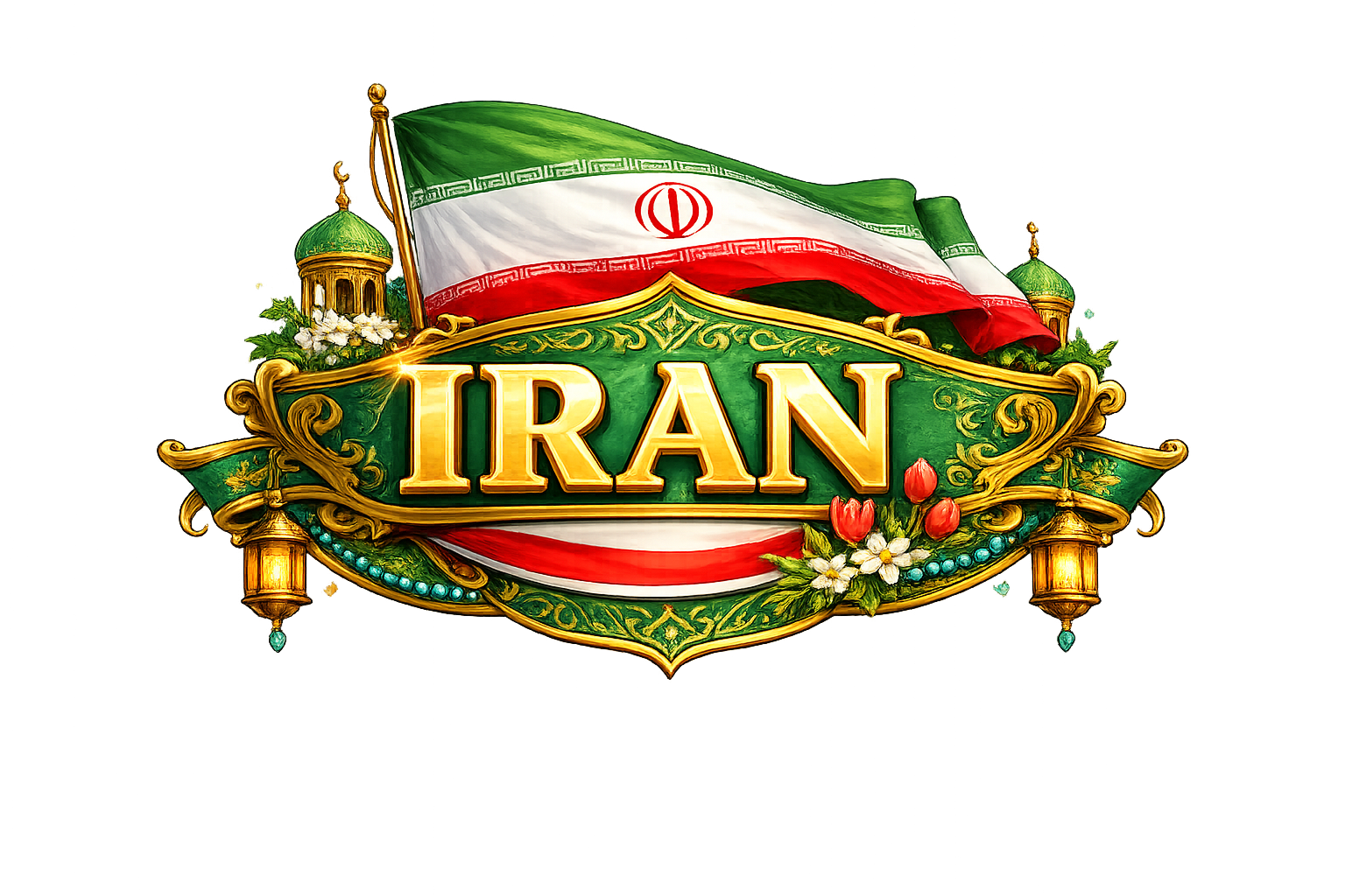 Hair Force One Iran artwork